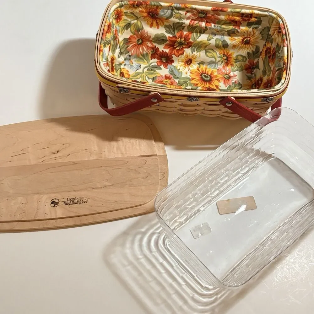 Longaberger 2007 Jelly Belly Basket Fest Collectors Club Red Handle Signed